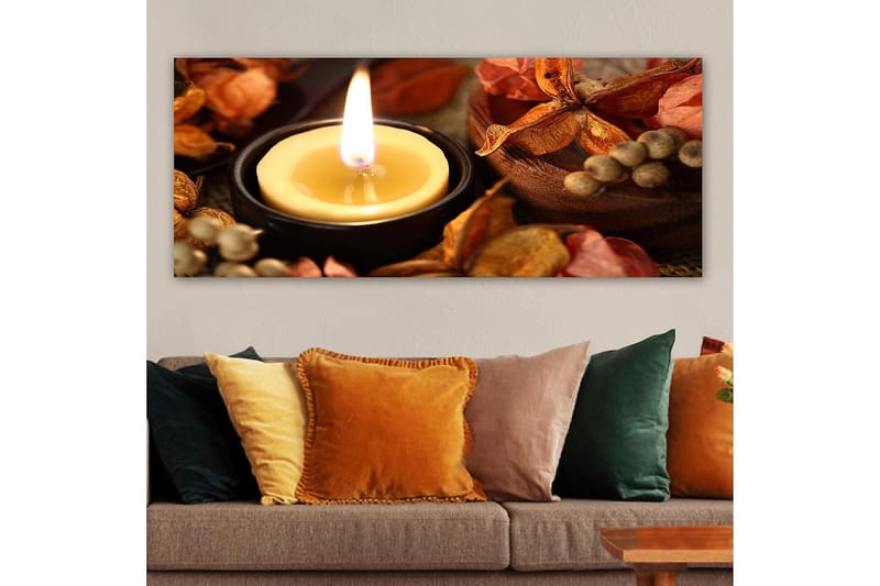 Canvasbillede YTY Abstract & Fractals Flerfarvet - 120x50 cm - Boligtilbehør - Billeder & kunst - Billeder på lærred