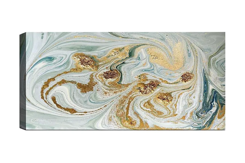 Canvasbillede YTY Abstract & Fractals Flerfarvet, 120x50 cm