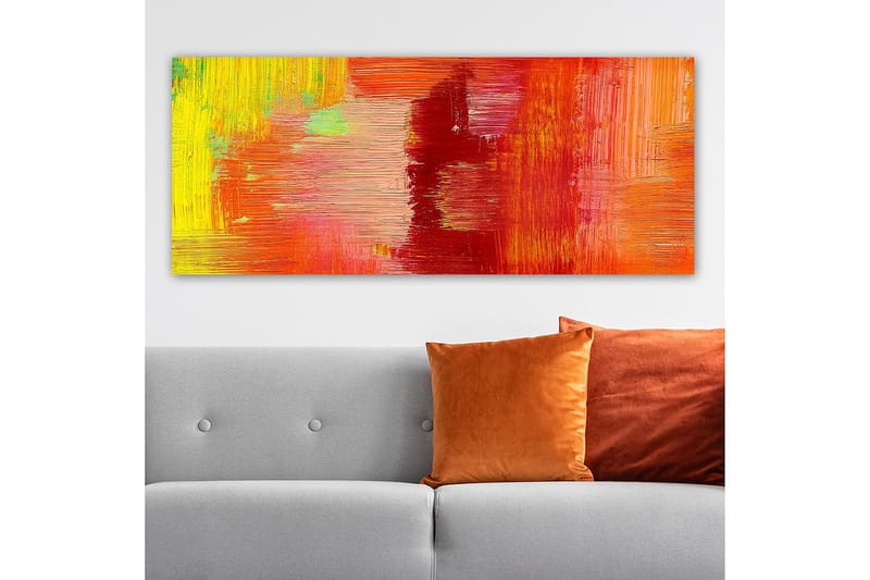 Canvasbillede YTY Abstract & Fractals Flerfarvet - 120x50 cm - Boligtilbehør - Billeder & kunst - Billeder på lærred