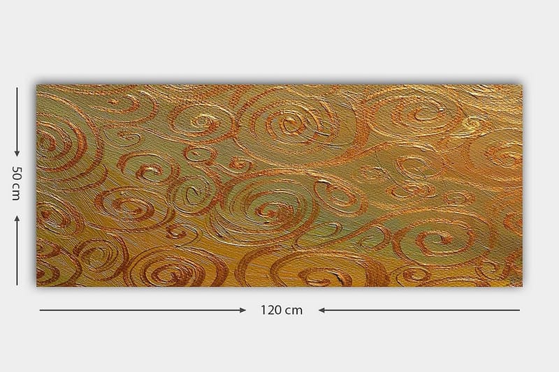 Canvasbillede YTY Abstract & Fractals Flerfarvet - 120x50 cm - Boligtilbehør - Billeder & kunst - Billeder på lærred