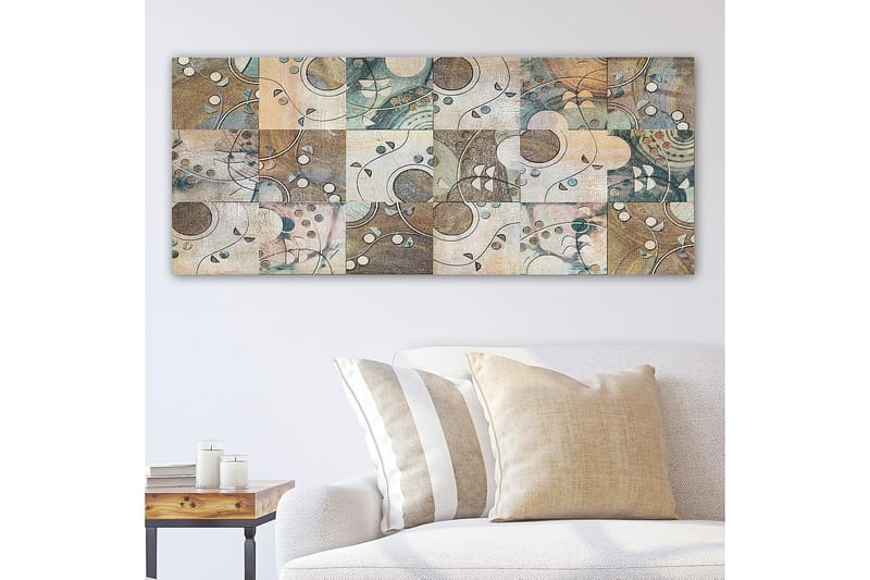 Canvasbillede YTY Abstract & Fractals Flerfarvet - 120x50 cm - Boligtilbehør - Billeder & kunst - Billeder på lærred