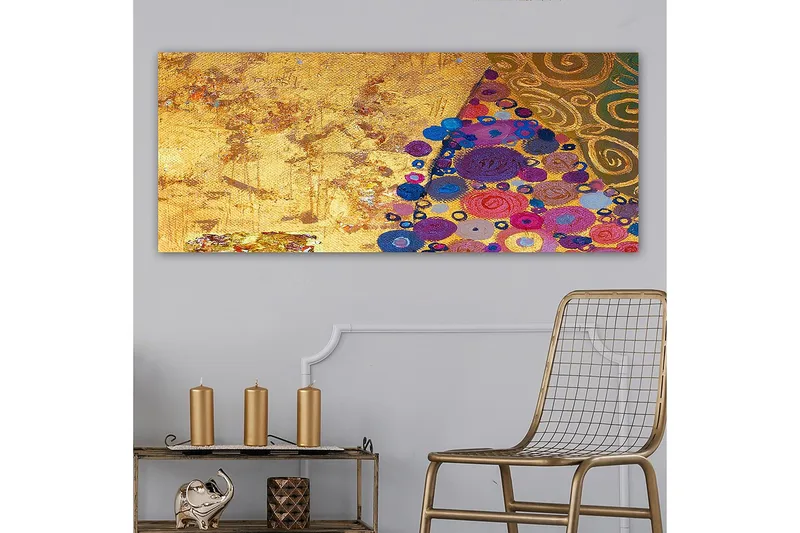 Canvasbillede YTY Abstract & Fractals Flerfarvet - 120x50 cm - Boligtilbehør - Billeder & kunst - Billeder på lærred