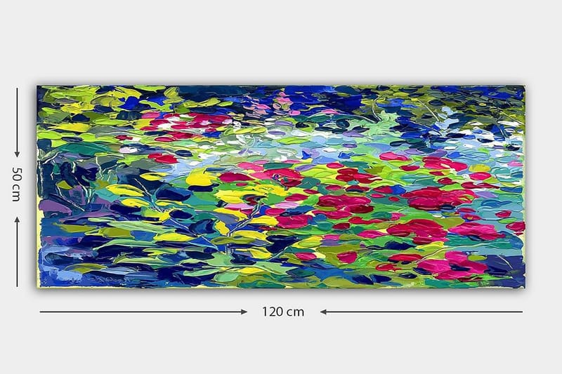 Canvasbillede YTY Abstract & Fractals Flerfarvet - 120x50 cm - Boligtilbehør - Billeder & kunst - Billeder på lærred