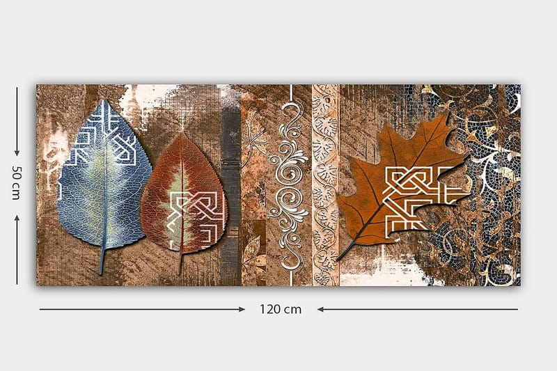 Canvasbillede YTY Abstract & Fractals Flerfarvet - 120x50 cm - Boligtilbehør - Billeder & kunst - Billeder på lærred