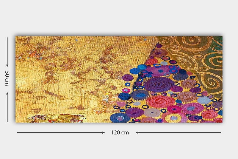 Canvasbillede YTY Abstract & Fractals Flerfarvet - 120x50 cm - Boligtilbehør - Billeder & kunst - Billeder på lærred