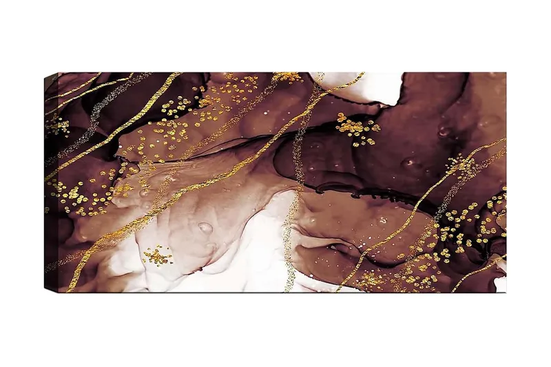 Canvasbillede YTY Abstract & Fractals Flerfarvet, 120x50 cm