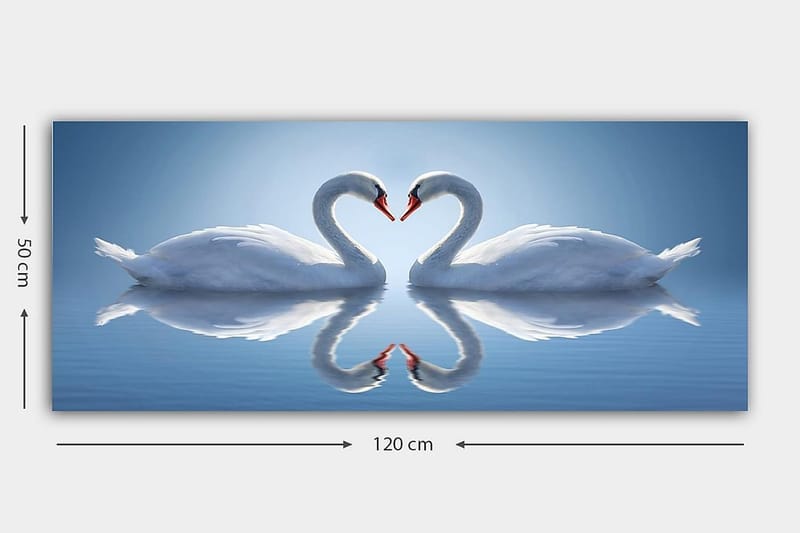 Canvasbillede YTY Abstract & Fractals Flerfarvet - 120x50 cm - Boligtilbehør - Billeder & kunst - Billeder på lærred