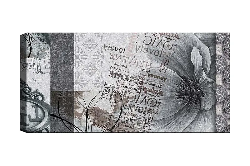 Canvasbillede YTY Abstract & Fractals Flerfarvet, 120x50 cm