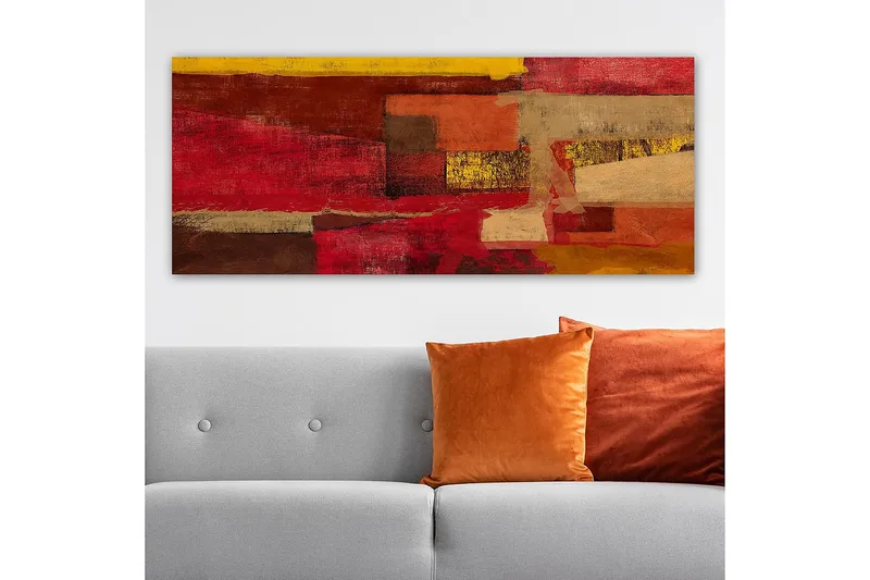 Canvasbillede YTY Abstract & Fractals Flerfarvet - 120x50 cm - Boligtilbehør - Billeder & kunst - Billeder på lærred