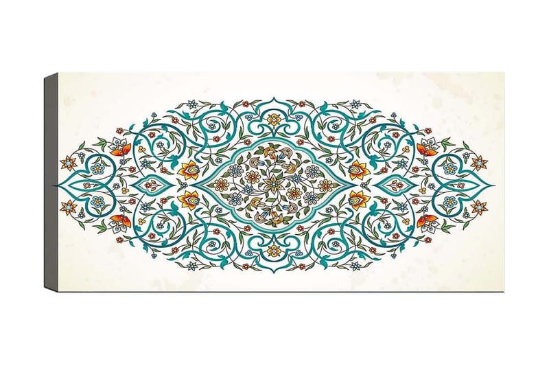 Canvasbillede YTY Abstract & Fractals Flerfarvet, 120x50 cm