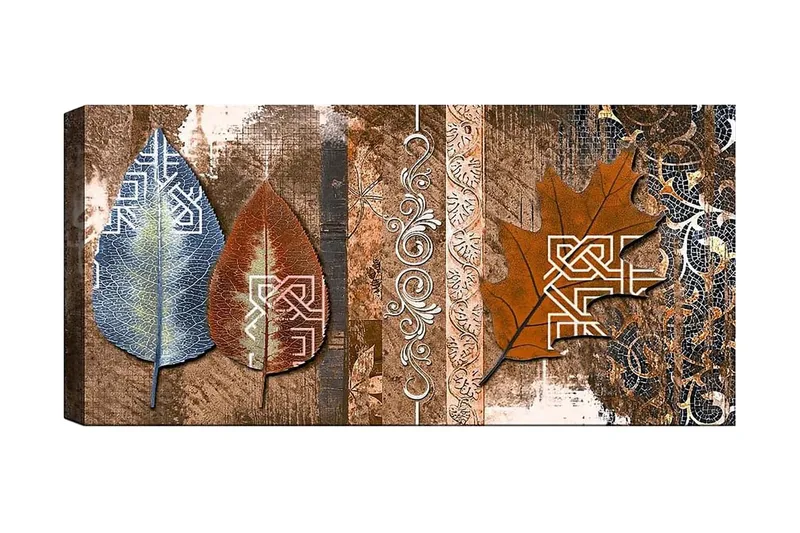 Canvasbillede YTY Abstract & Fractals Flerfarvet, 120x50 cm