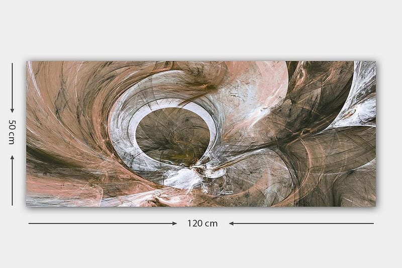 Canvasbillede YTY Abstract & Fractals Flerfarvet - 120x50 cm - Boligtilbehør - Billeder & kunst - Billeder på lærred