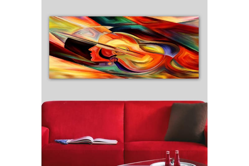 Canvasbillede YTY Abstract & Fractals Flerfarvet - 120x50 cm - Boligtilbehør - Billeder & kunst - Billeder på lærred