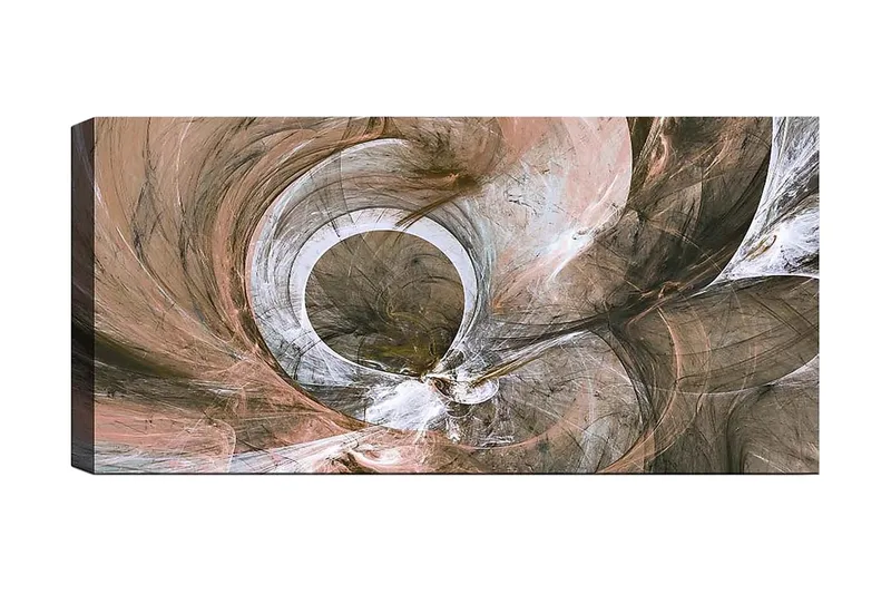 Canvasbillede YTY Abstract & Fractals Flerfarvet, 120x50 cm