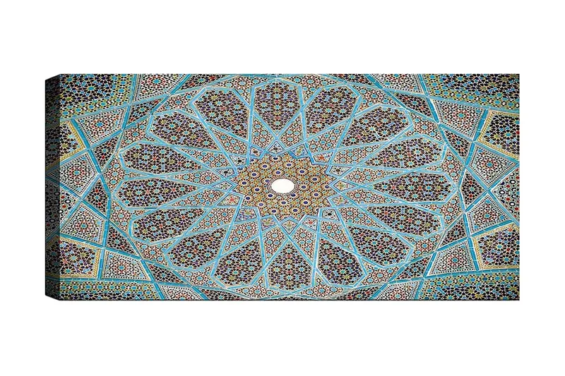 Canvasbillede YTY Abstract & Fractals Flerfarvet, 120x50 cm