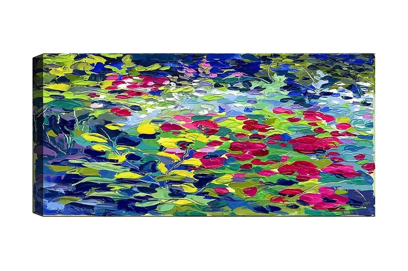 Canvasbillede YTY Abstract & Fractals Flerfarvet, 120x50 cm