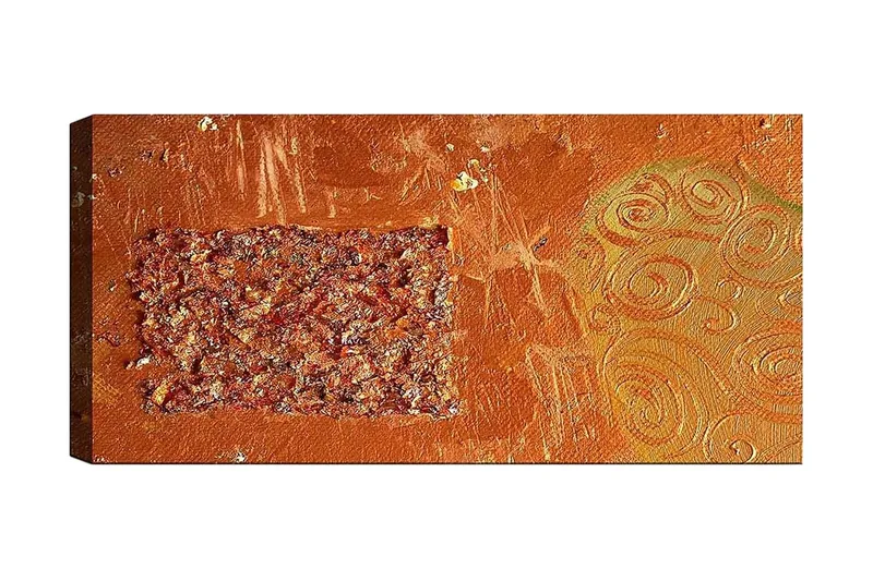 Canvasbillede YTY Abstract & Fractals Flerfarvet, 120x50 cm