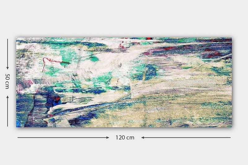 Canvasbillede YTY Abstract & Fractals Flerfarvet - 120x50 cm - Boligtilbehør - Billeder & kunst - Billeder på lærred