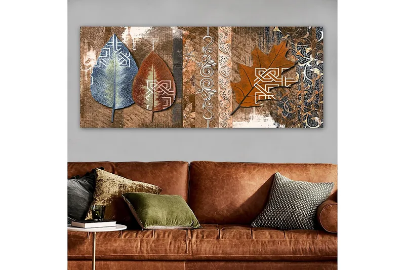 Canvasbillede YTY Abstract & Fractals Flerfarvet - 120x50 cm - Boligtilbehør - Billeder & kunst - Billeder på lærred