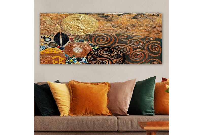 Canvasbillede YTY Abstract & Fractals Flerfarvet - 120x50 cm - Boligtilbehør - Billeder & kunst - Billeder på lærred