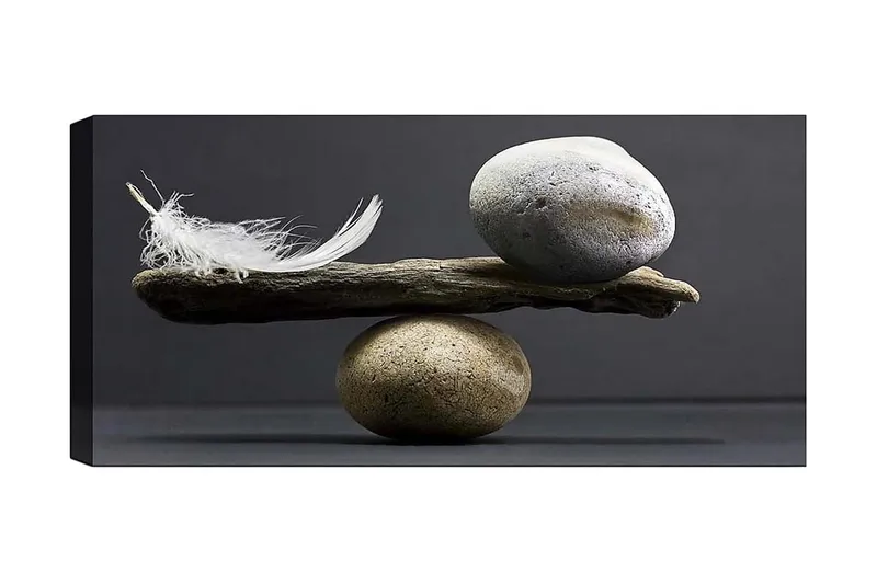 Canvasbillede YTY Abstract & Fractals Flerfarvet, 120x50 cm