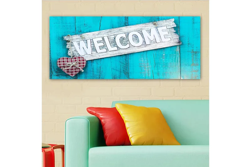 Canvasbillede YTY Abstract & Fractals Flerfarvet - 120x50 cm - Boligtilbehør - Billeder & kunst - Billeder på lærred