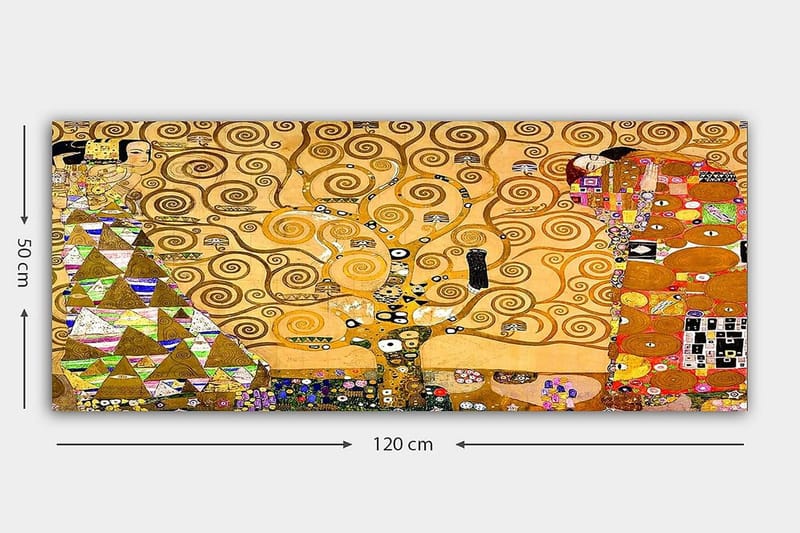 Canvasbillede YTY Abstract & Fractals Flerfarvet - 120x50 cm - Boligtilbehør - Billeder & kunst - Billeder på lærred