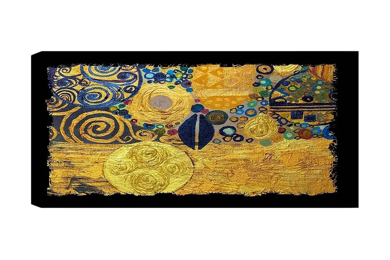 Canvasbillede YTY Abstract & Fractals Flerfarvet, 120x50 cm