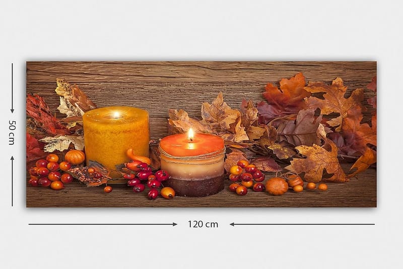 Canvasbillede YTY Abstract & Fractals Flerfarvet - 120x50 cm - Boligtilbehør - Billeder & kunst - Billeder på lærred