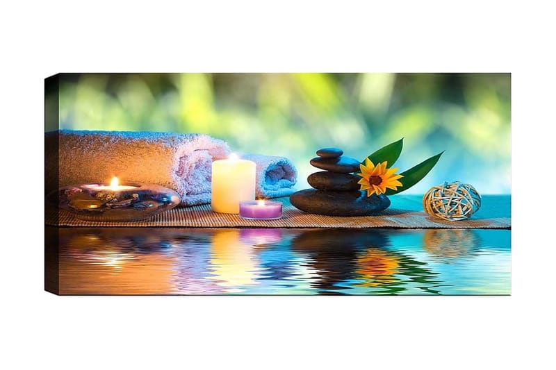 Canvasbillede YTY Abstract & Fractals Flerfarvet, 120x50 cm