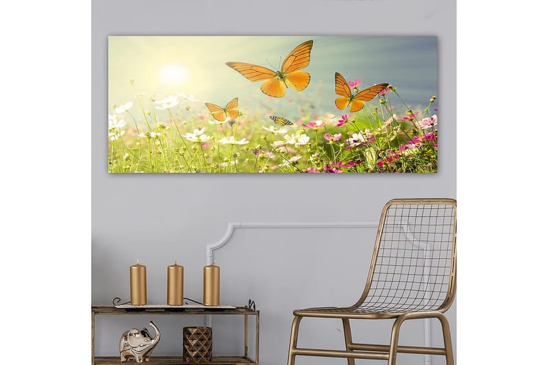 Canvasbillede YTY Animals Flerfarvet - 120x50 cm - Boligtilbehør - Billeder & kunst - Billeder på lærred