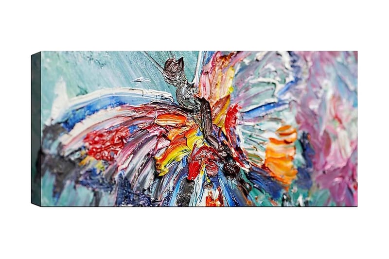 Canvasbillede YTY Animals Flerfarvet - 120x50 cm - Boligtilbehør - Billeder & kunst - Billeder på lærred