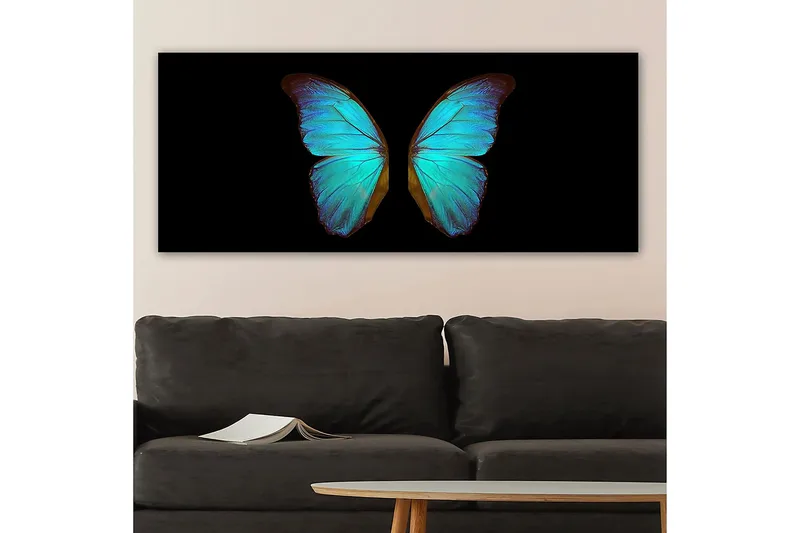 Canvasbillede YTY Animals Flerfarvet - 120x50 cm - Boligtilbehør - Billeder & kunst - Billeder på lærred