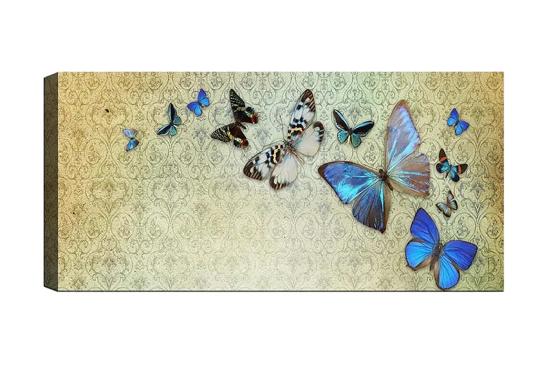 Canvasbillede YTY Animals Flerfarvet, 120x50 cm