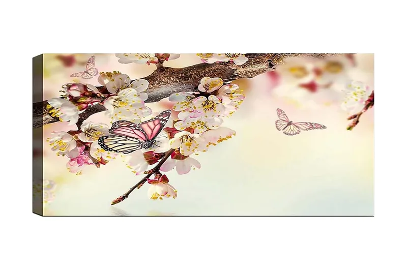 Canvasbillede YTY Animals Flerfarvet, 120x50 cm