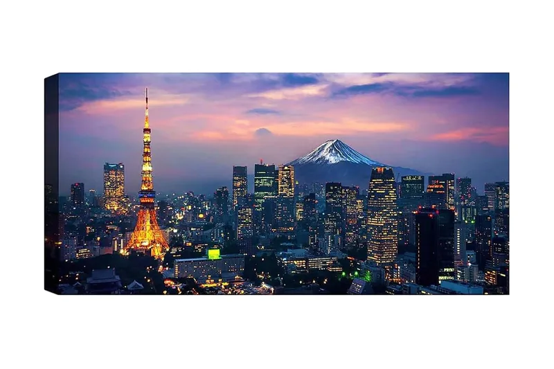 Canvasbillede YTY Buildings & Cityscapes Flerfarvet, 120x50 cm