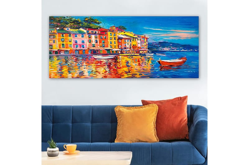 Canvasbillede YTY Buildings & Cityscapes Flerfarvet - 120x50 cm - Boligtilbehør - Billeder & kunst - Billeder på lærred