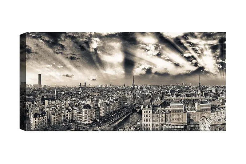 Canvasbillede YTY Buildings & Cityscapes Flerfarvet, 120x50 cm