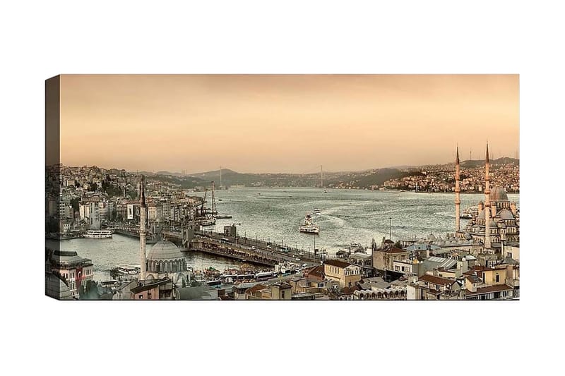 Canvasbillede YTY Buildings & Cityscapes Flerfarvet - 120x50 cm - Boligtilbehør - Billeder & kunst - Billeder på lærred