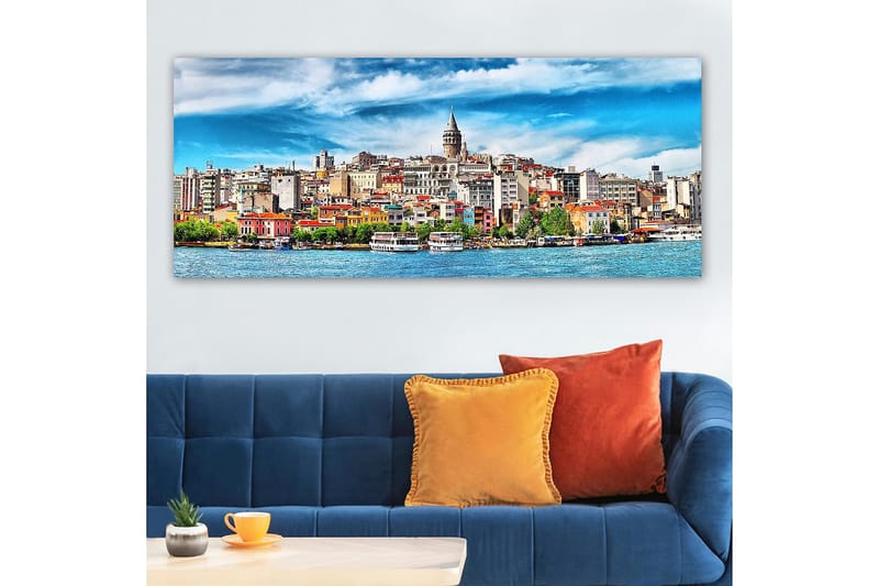 Canvasbillede YTY Buildings & Cityscapes Flerfarvet - 120x50 cm - Boligtilbehør - Billeder & kunst - Billeder på lærred