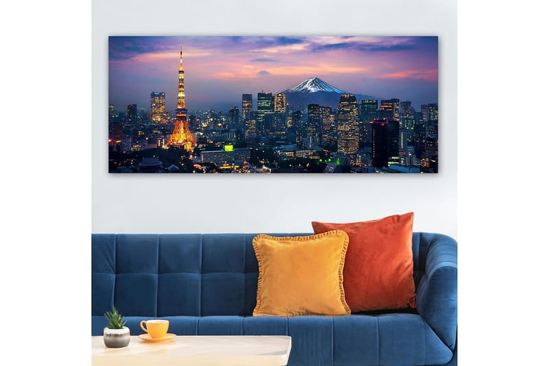 Canvasbillede YTY Buildings & Cityscapes Flerfarvet - 120x50 cm - Boligtilbehør - Billeder & kunst - Billeder på lærred