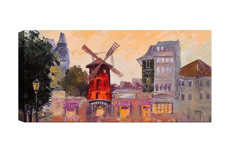 Canvasbillede YTY Buildings & Cityscapes Flerfarvet - 120x50 cm - Boligtilbehør - Billeder & kunst - Billeder på lærred