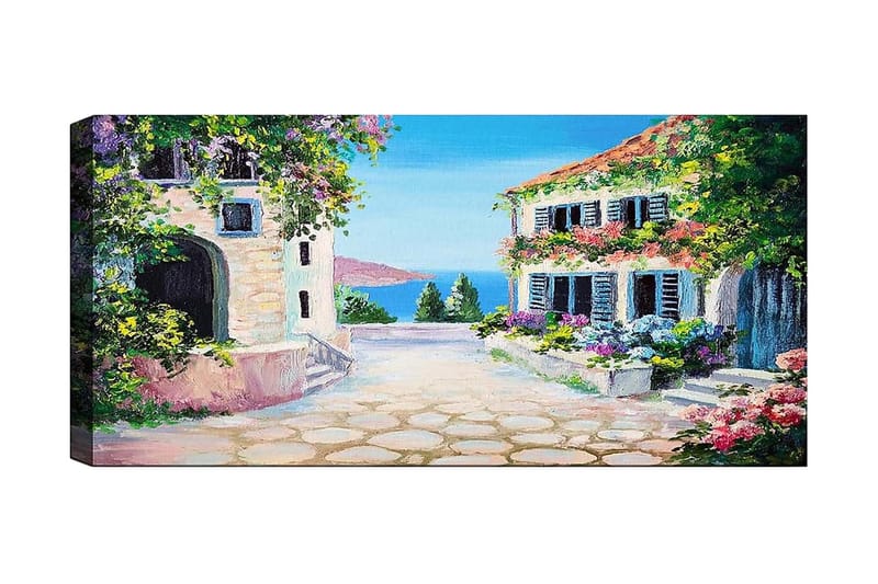 Canvasbillede YTY Buildings & Cityscapes Flerfarvet - 120x50 cm - Boligtilbehør - Billeder & kunst - Billeder på lærred