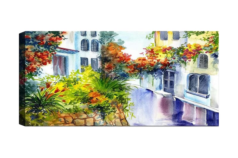 Canvasbillede YTY Buildings & Cityscapes Flerfarvet - 120x50 cm - Boligtilbehør - Billeder & kunst - Billeder på lærred