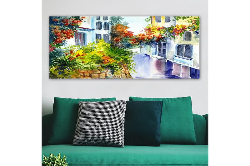 Canvasbillede YTY Buildings & Cityscapes Flerfarvet - 120x50 cm - Boligtilbehør - Billeder & kunst - Billeder på lærred