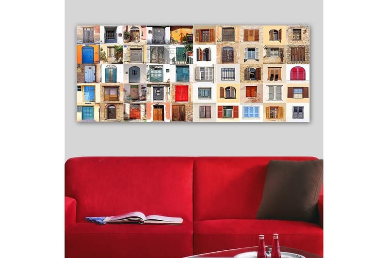 Canvasbillede YTY Buildings & Cityscapes Flerfarvet - 120x50 cm - Boligtilbehør - Billeder & kunst - Billeder på lærred