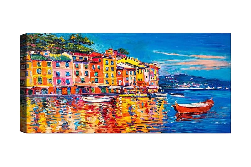 Canvasbillede YTY Buildings & Cityscapes Flerfarvet - 120x50 cm - Boligtilbehør - Billeder & kunst - Billeder på lærred
