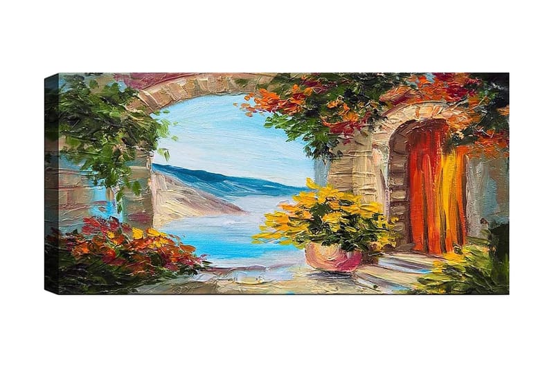 Canvasbillede YTY Buildings & Cityscapes Flerfarvet - 120x50 cm - Boligtilbehør - Billeder & kunst - Billeder på lærred