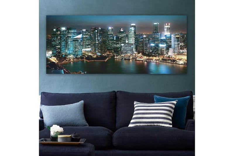 Canvasbillede YTY Buildings & Cityscapes Flerfarvet - 120x50 cm - Boligtilbehør - Billeder & kunst - Billeder på lærred