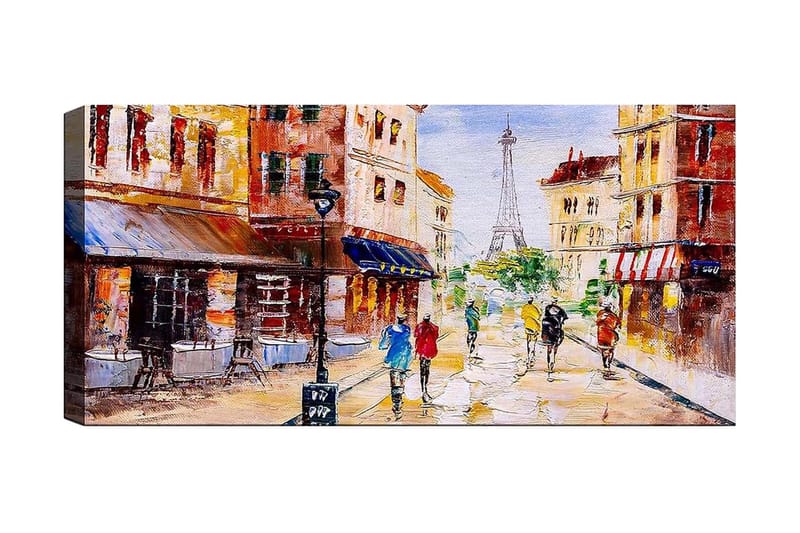 Canvasbillede YTY Buildings & Cityscapes Flerfarvet - 120x50 cm - Boligtilbehør - Billeder & kunst - Billeder på lærred